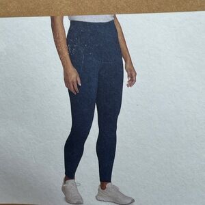 Eddie Bauer Women's M Trail Tight Blue Polyester Spandex e1239